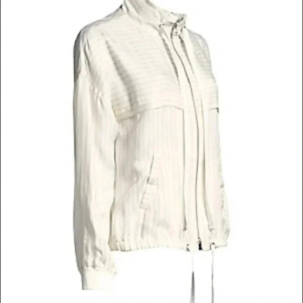 ATM Anthony Thomas Melillo Pinstripe Bomber - Picture 2 of 12